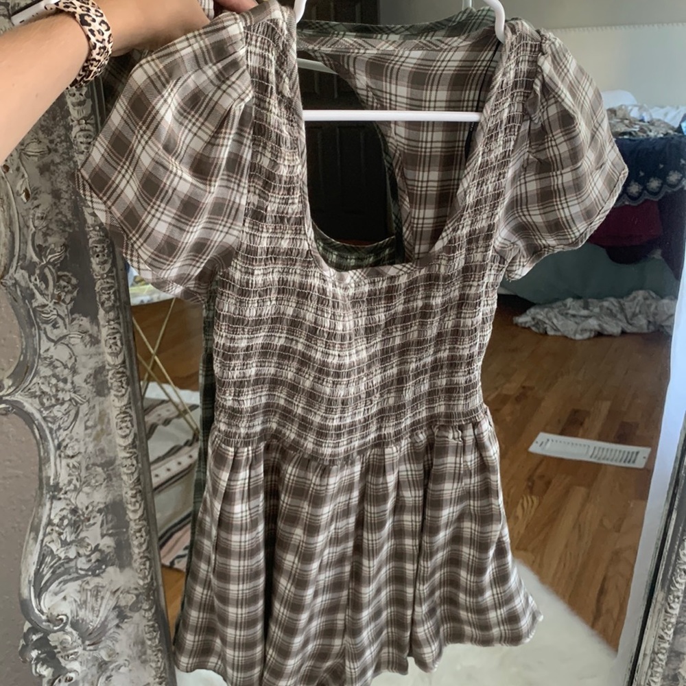 Plaid romper